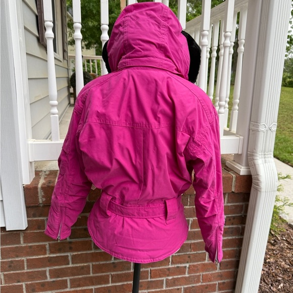 Vintage 90s Obermeyer Pink Ski Snow Coat Jacket Size 6 Petite Women’s Small - Picture 13 of 13